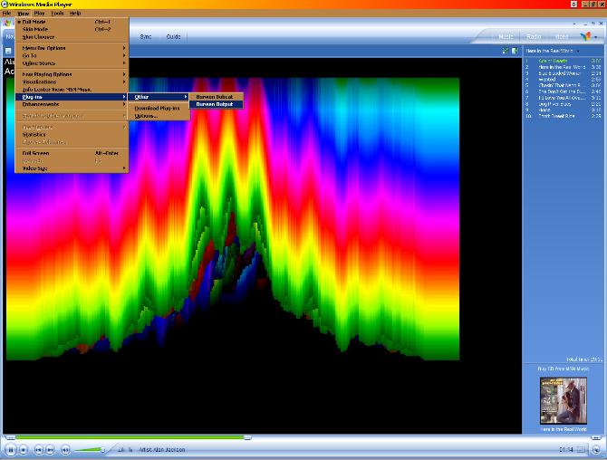 Windows media player visualizations ambience